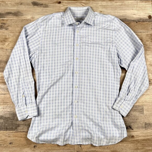 Ray Light Blue Button Down Custom Dress Shirt Size XL - Picture 1 of 6